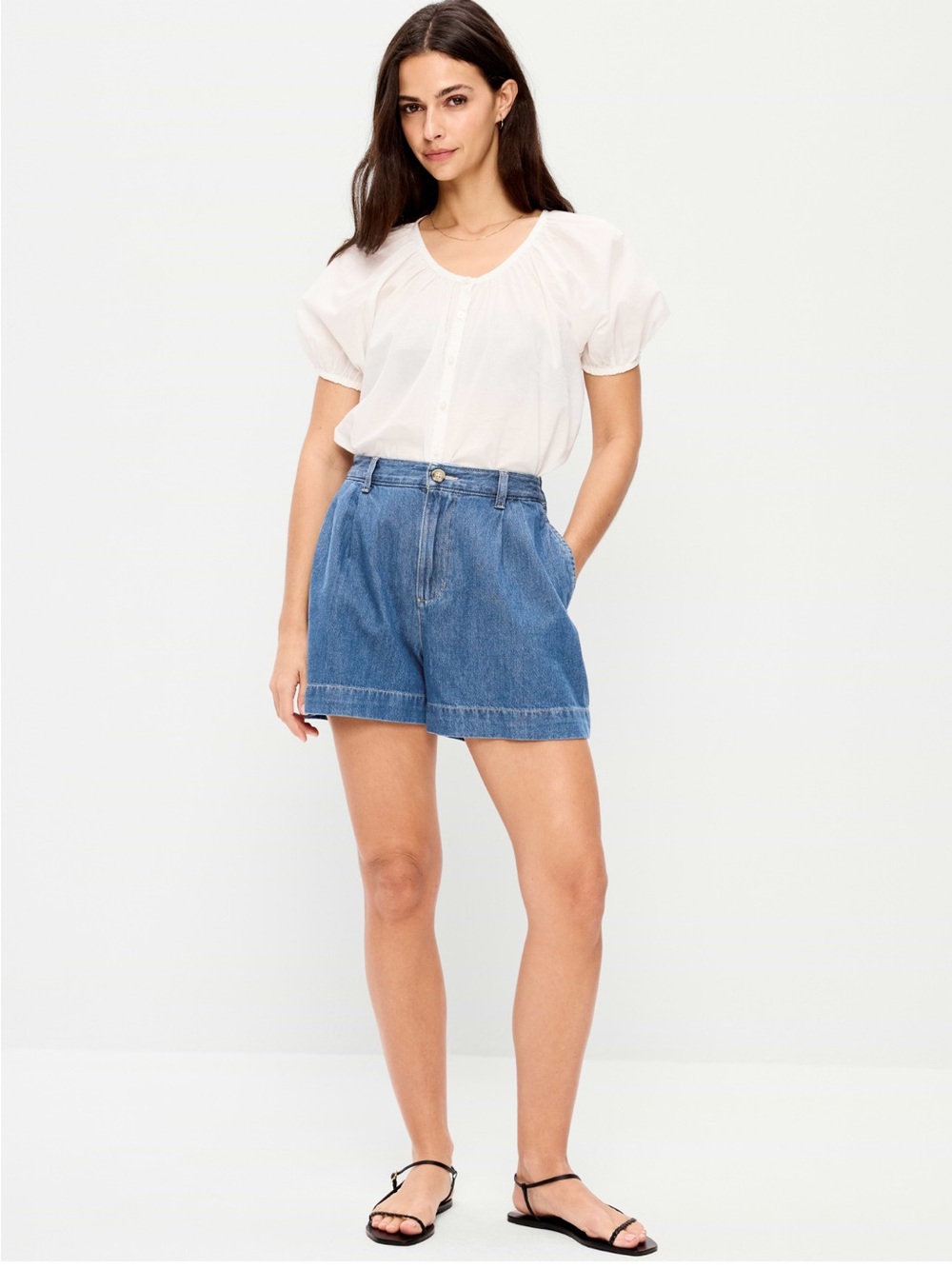 Old Navy Light Blue Chino Shorts
